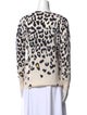 Autumn Cashmere Cashmere Animal Print Sweater