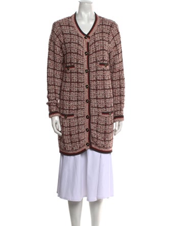 Autumn Cashmere Striped V-Neck Sweater