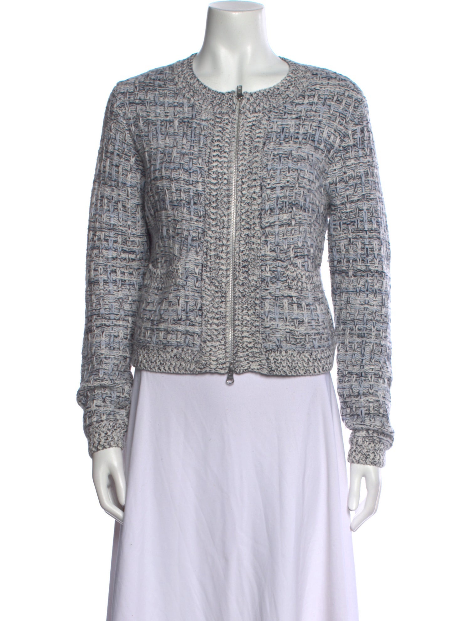 Autumn Cashmere Striped Crew Neck Sweater