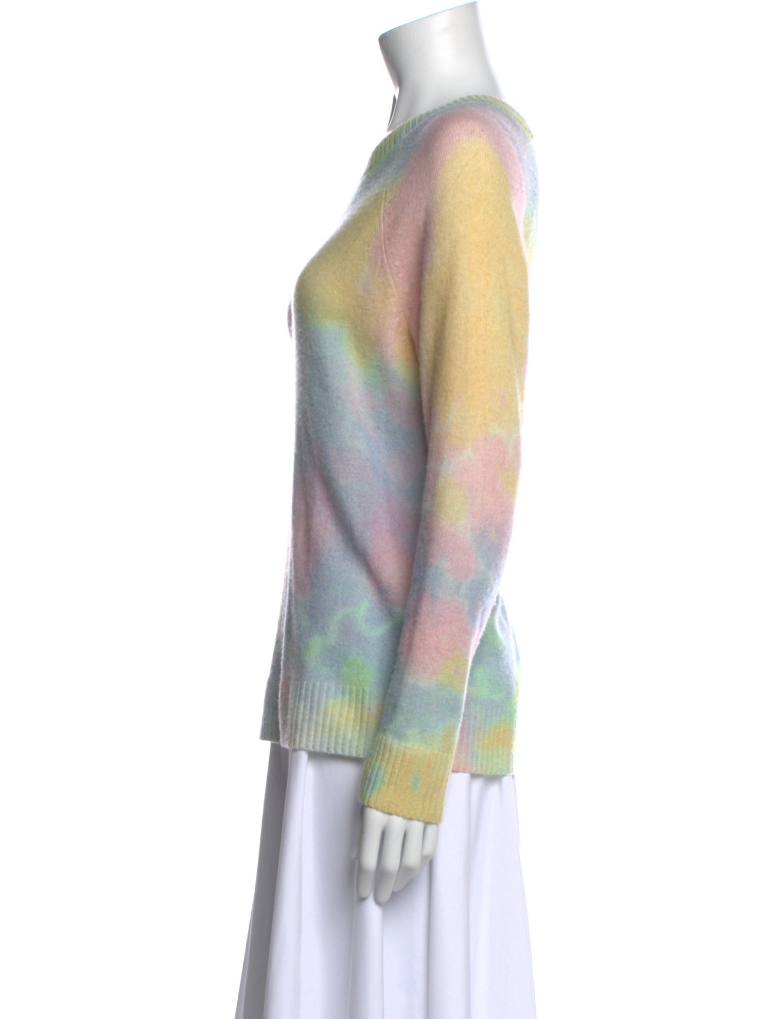Autumn Cashmere Cashmere Tie-Dye Print Sweater