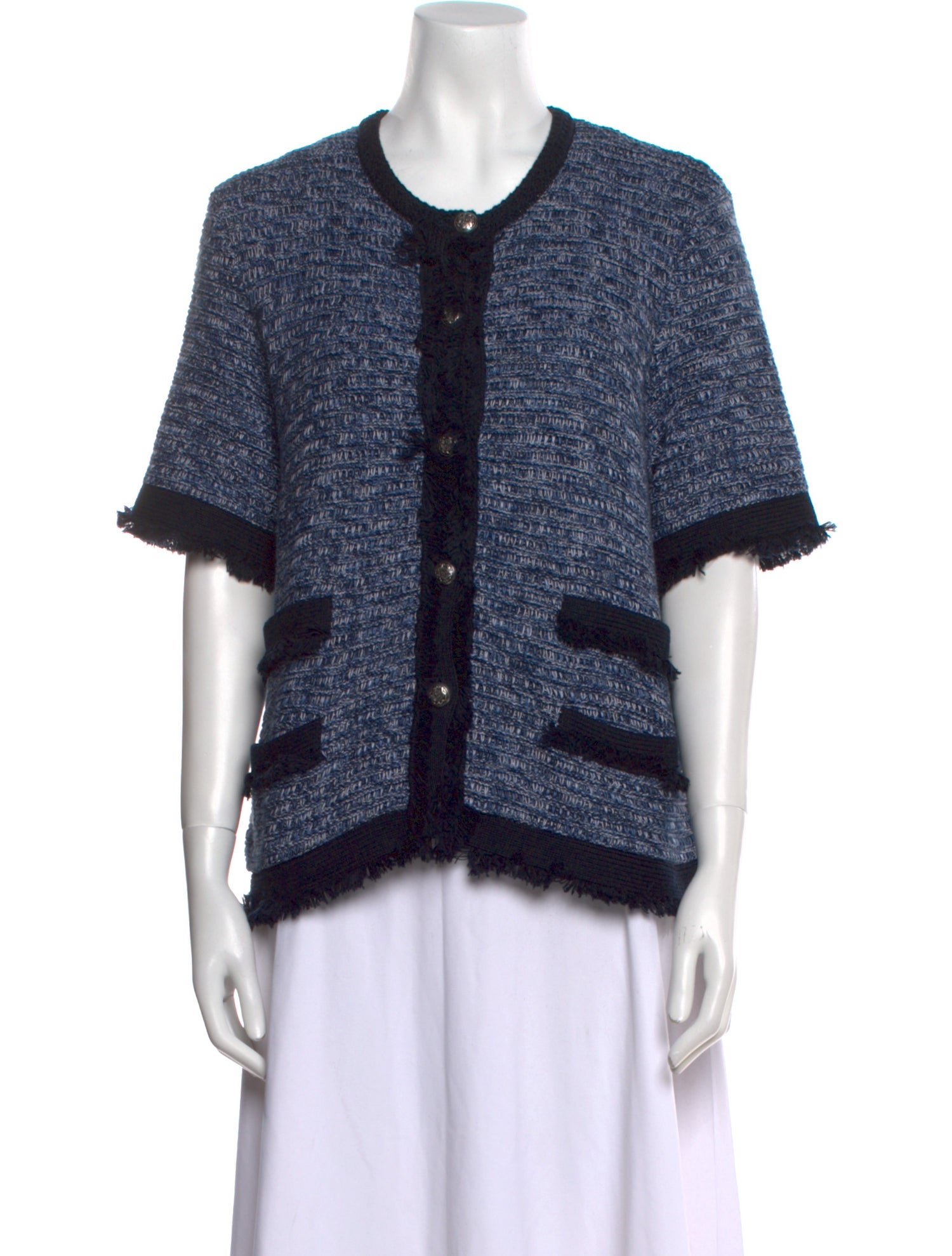 Autumn Cashmere Colorblock Pattern Scoop Neck Sweater