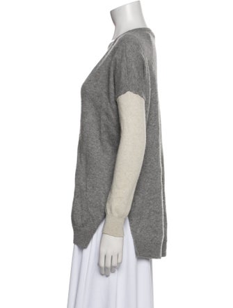 Autumn Cashmere Cashmere Colorblock Pattern Sweater