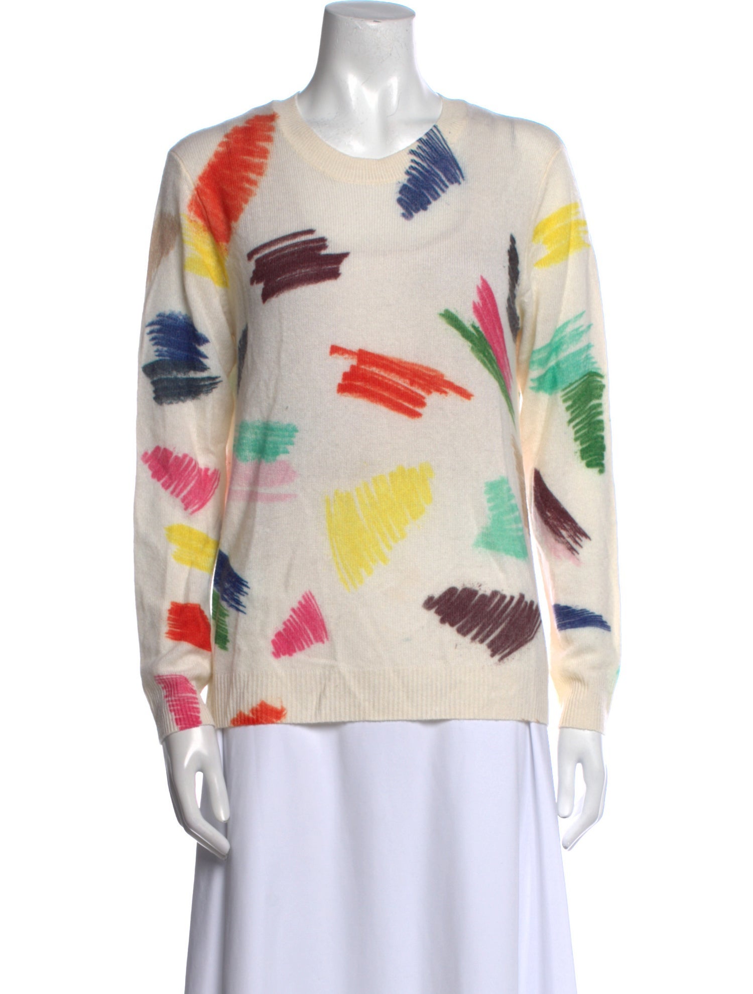 Autumn Cashmere Cashmere Printed Sweater