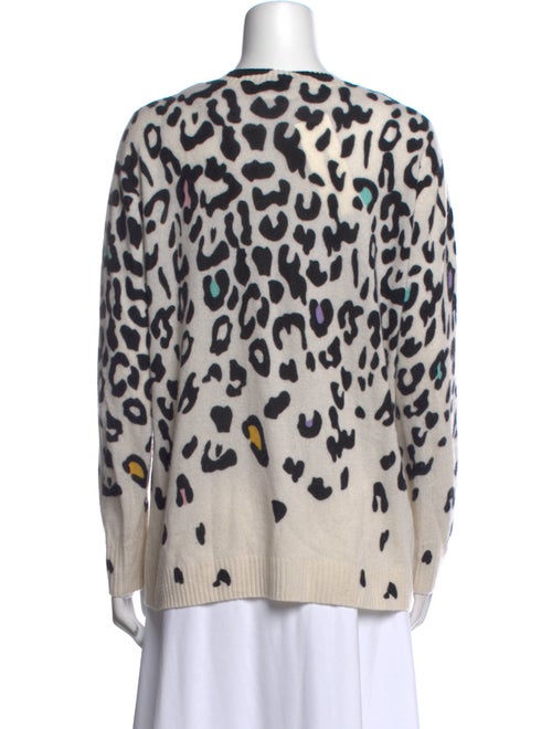 Autumn Cashmere Cashmere Animal Print Sweater