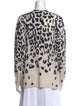 Autumn Cashmere Cashmere Animal Print Sweater