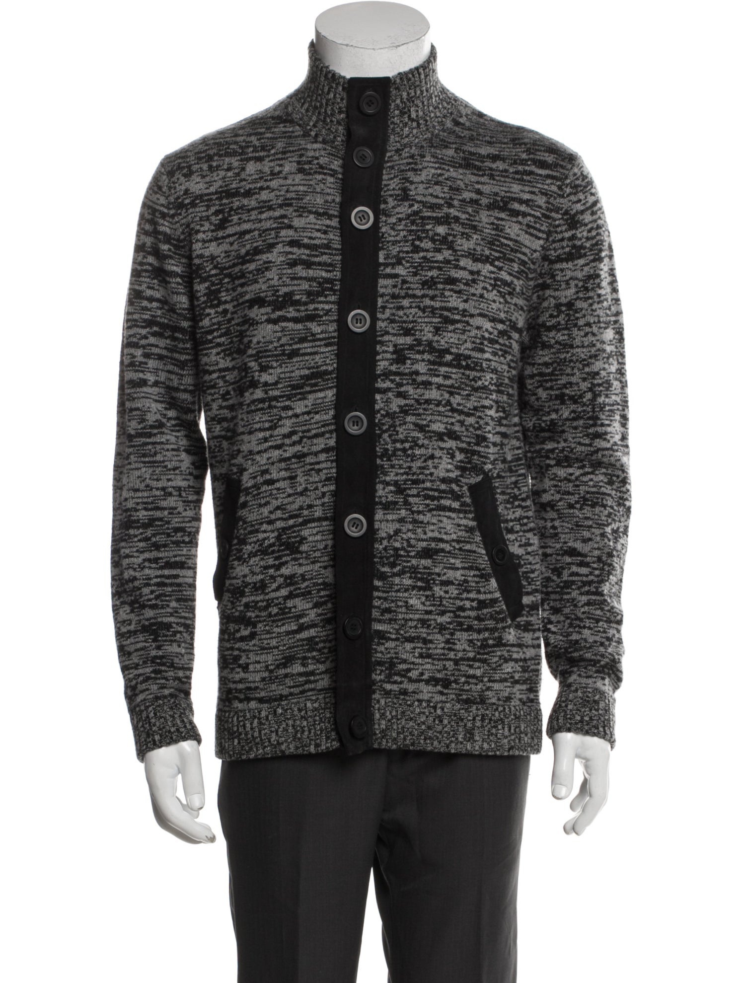 Autumn Cashmere Cashmere Mock Neck Cardigan