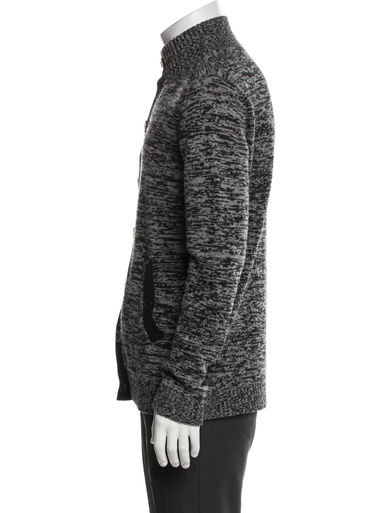 Autumn Cashmere Cashmere Mock Neck Cardigan