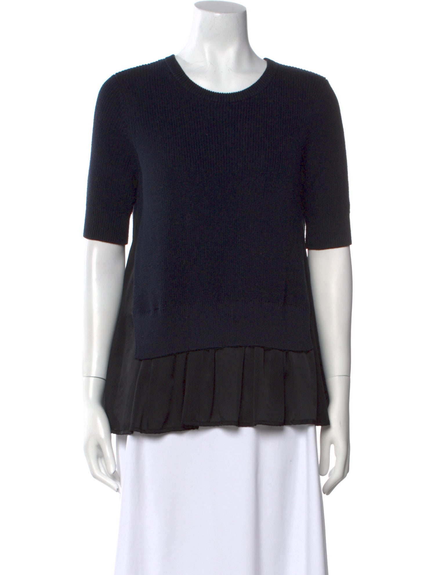 Autumn Cashmere Printed Crew Neck Sweater