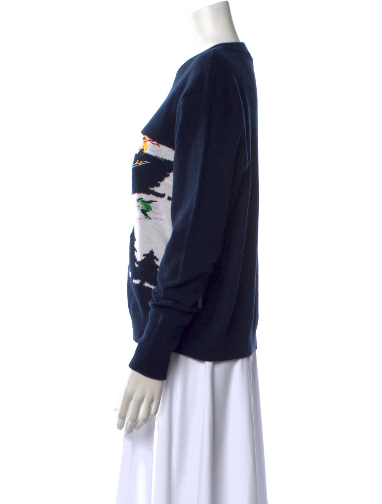 Autumn Cashmere Cashmere Graphic Print Sweater