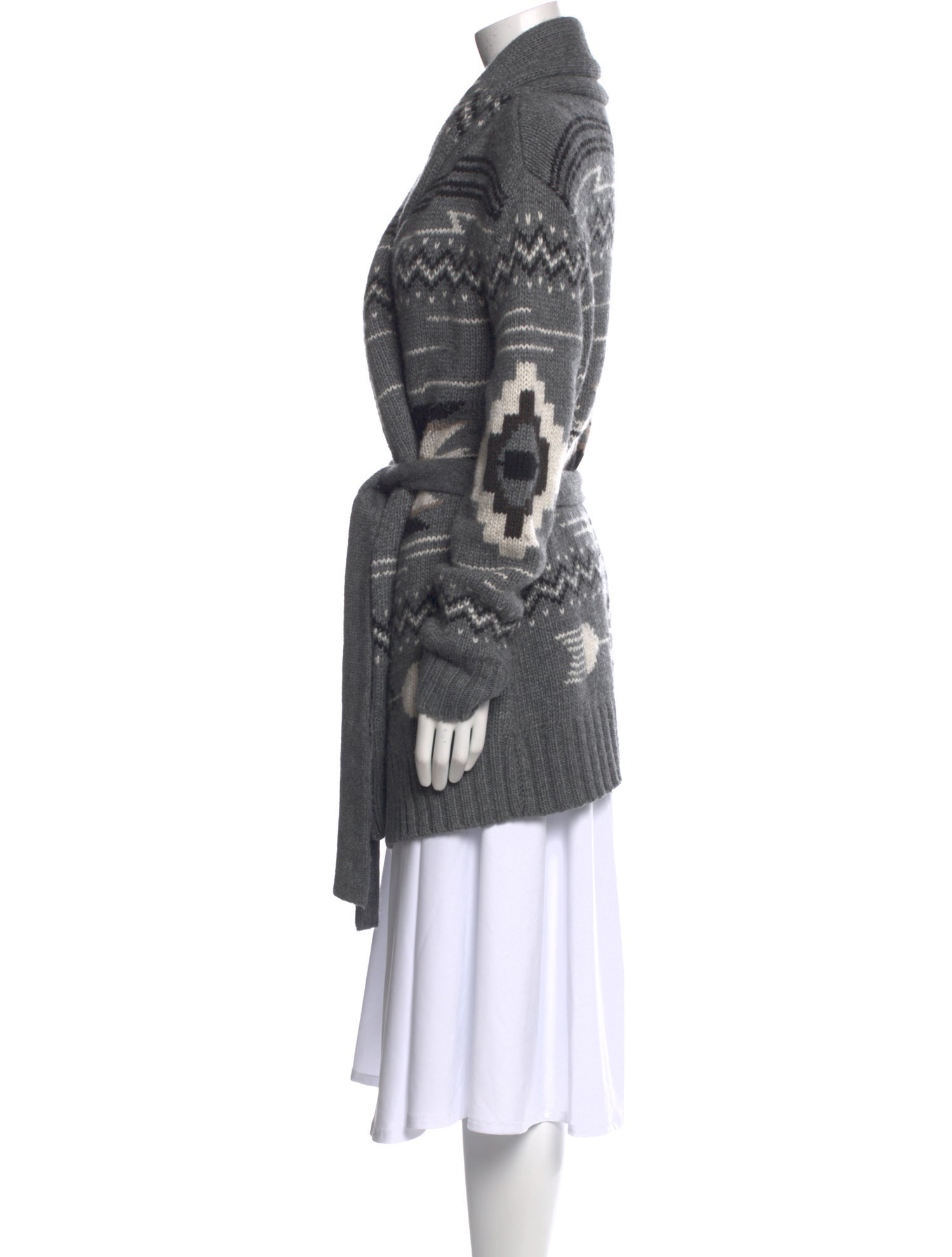 Autumn Cashmere Printed Cowl Neck Sweater