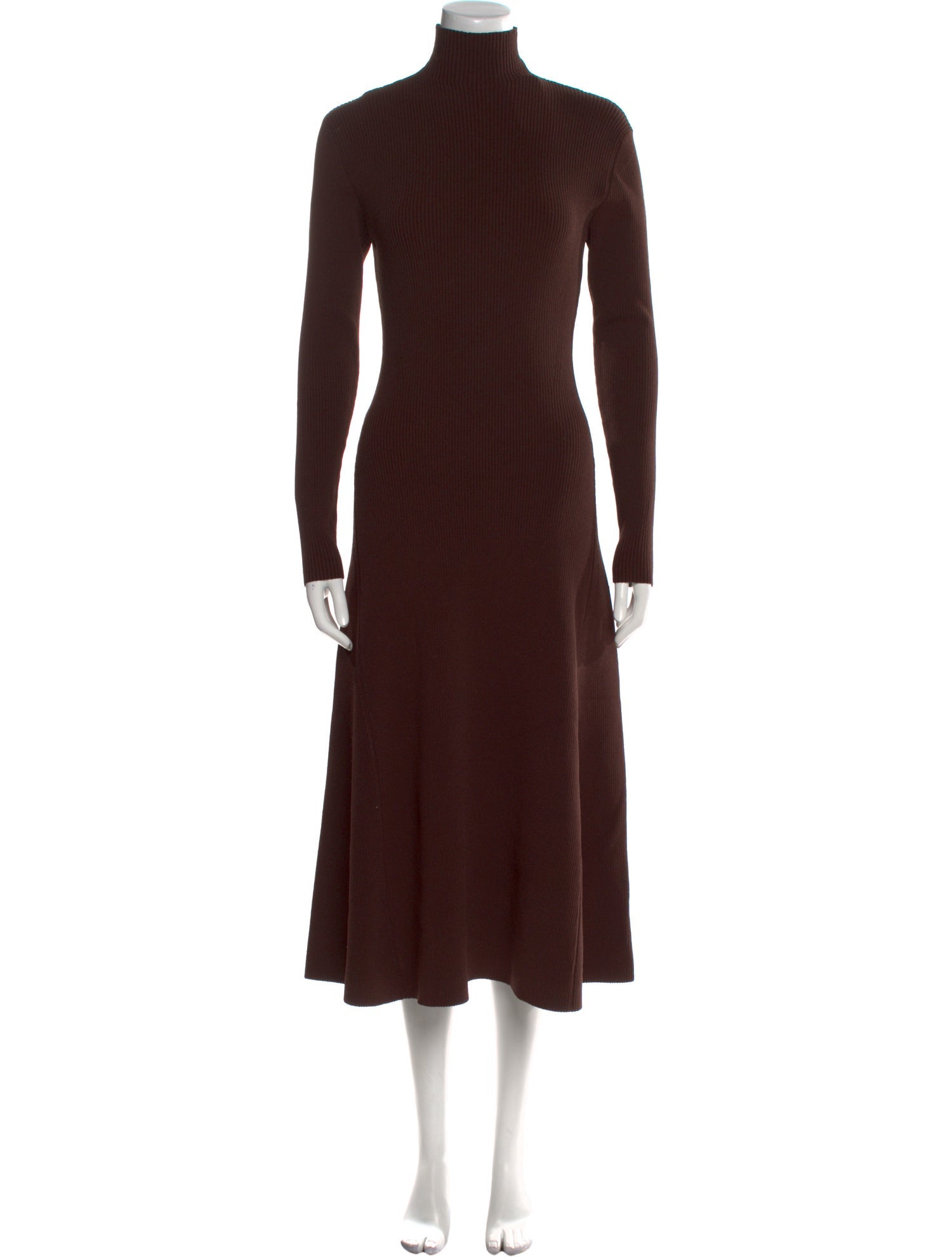 Autumn Cashmere Turtleneck Midi Length Dress