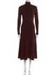 Autumn Cashmere Turtleneck Midi Length Dress