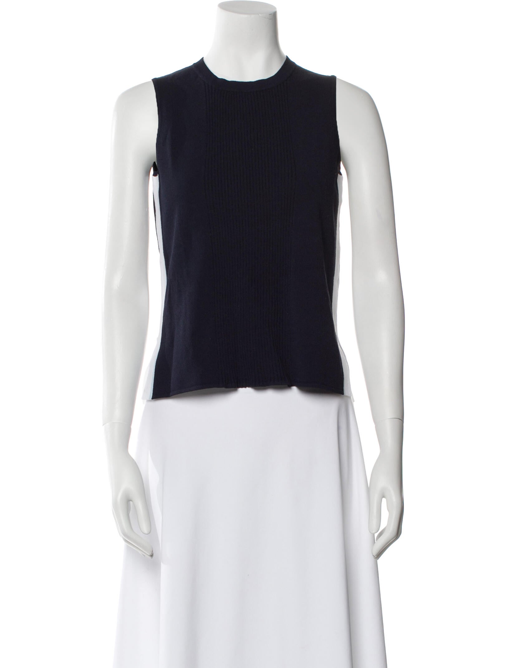Autumn Cashmere Crew Neck Sleeveless Crop Top w/ Tags