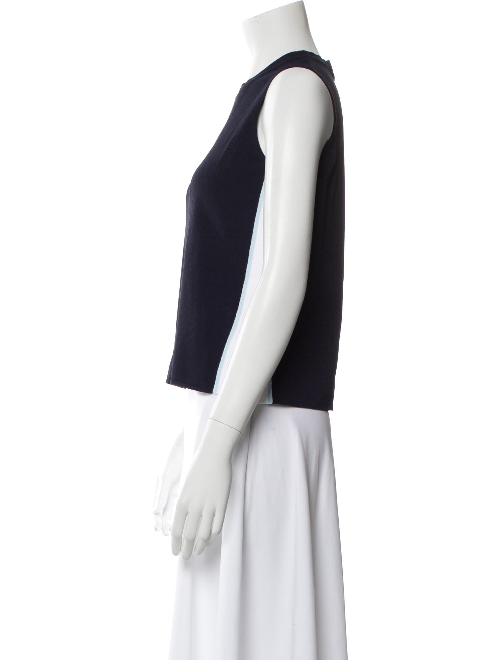 Autumn Cashmere Crew Neck Sleeveless Crop Top w/ Tags