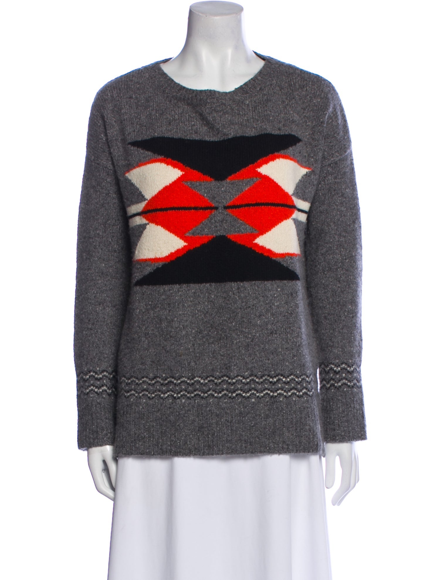Autumn Cashmere Cashmere Printed Sweater