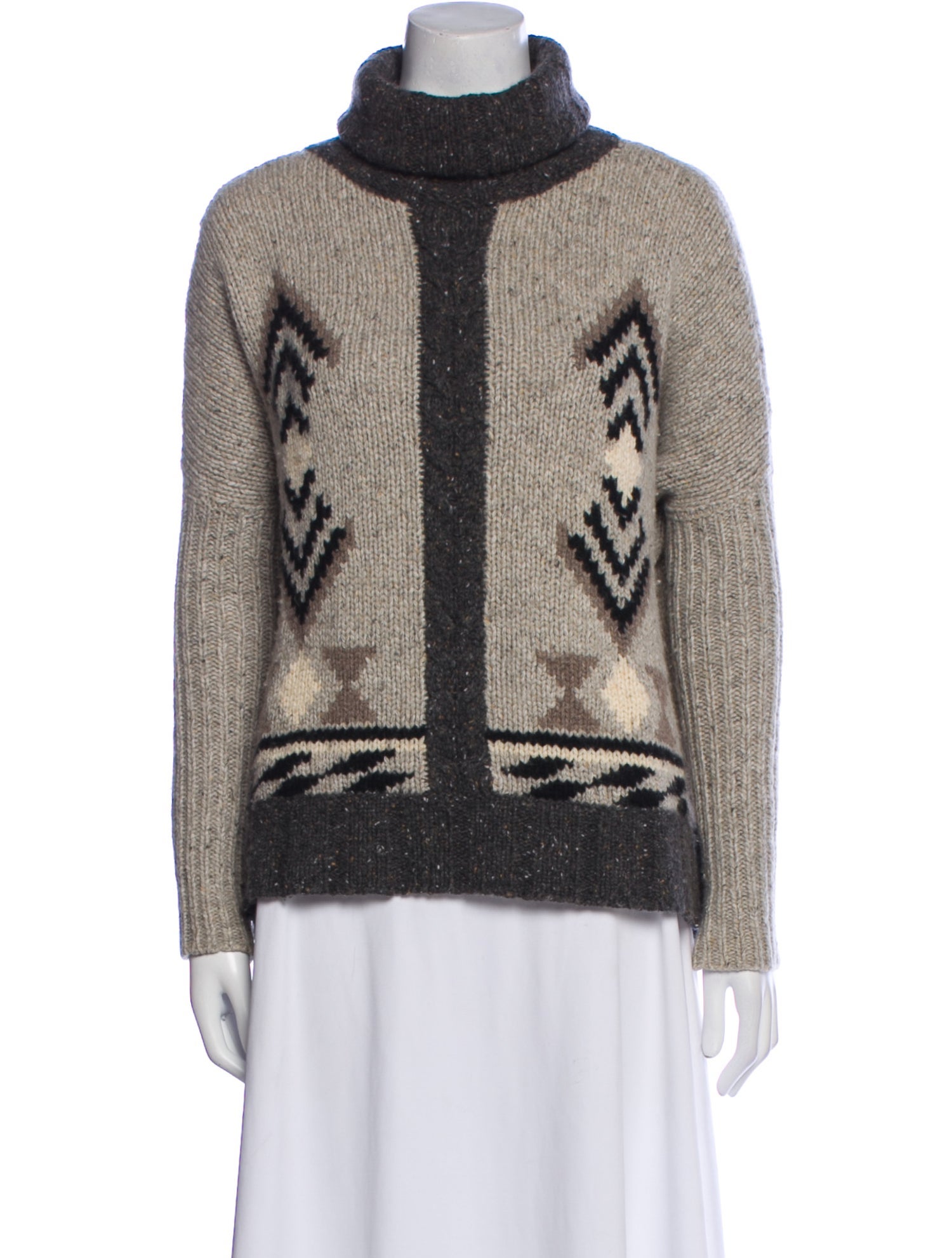 Autumn Cashmere Cashmere Printed Sweater