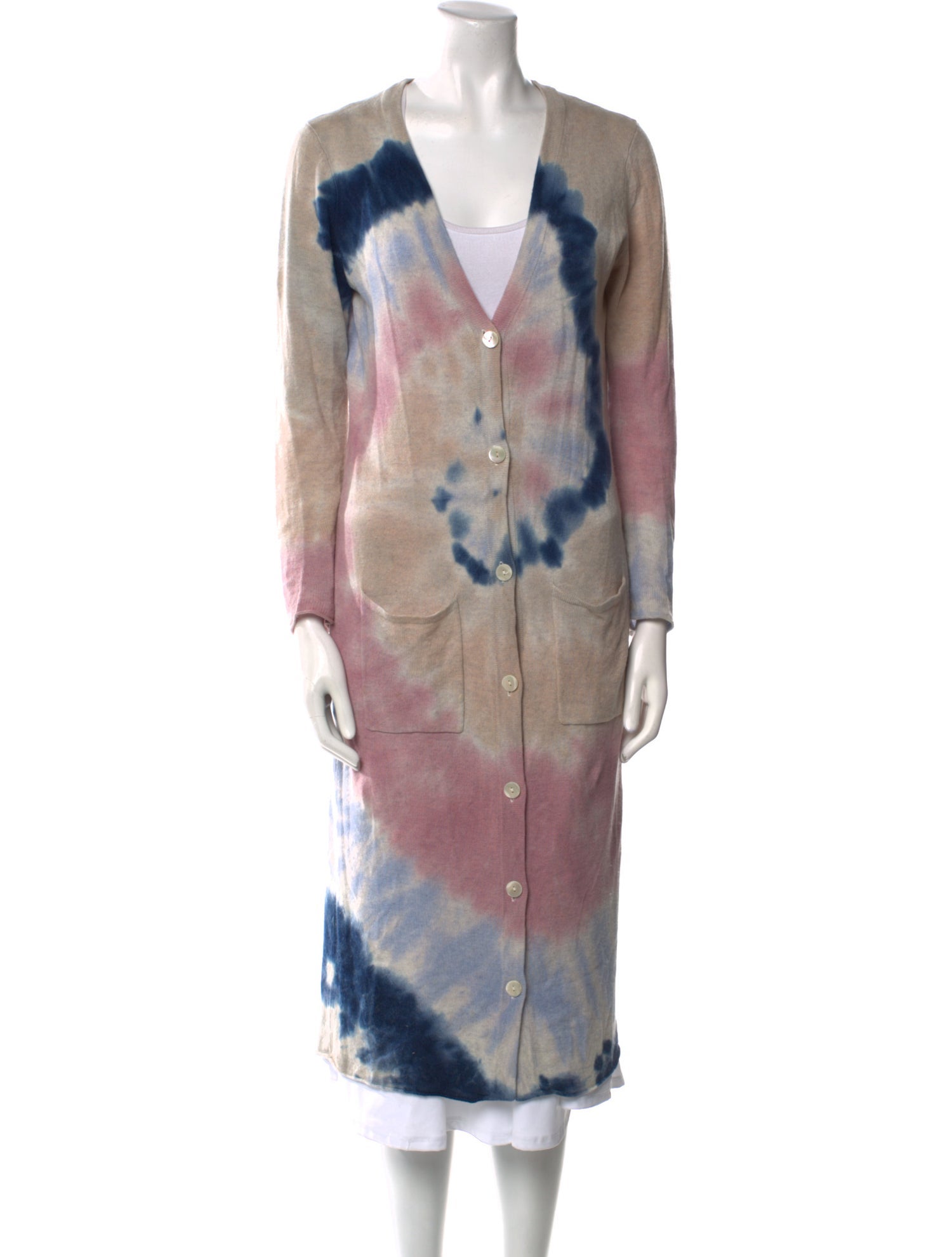 Autumn Cashmere Cashmere Tie-Dye Print Sweater