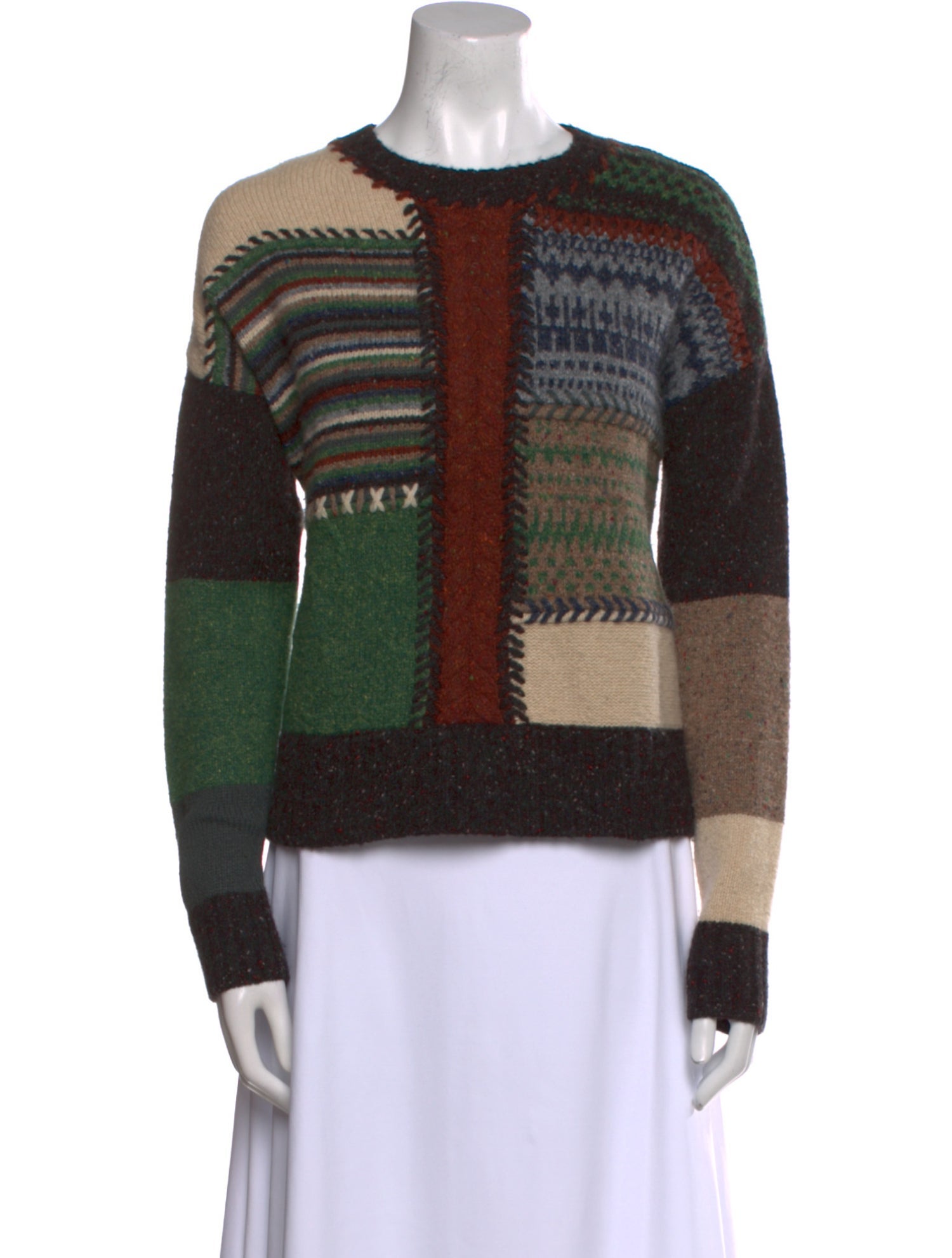 Autumn Cashmere Cashmere Printed Sweater
