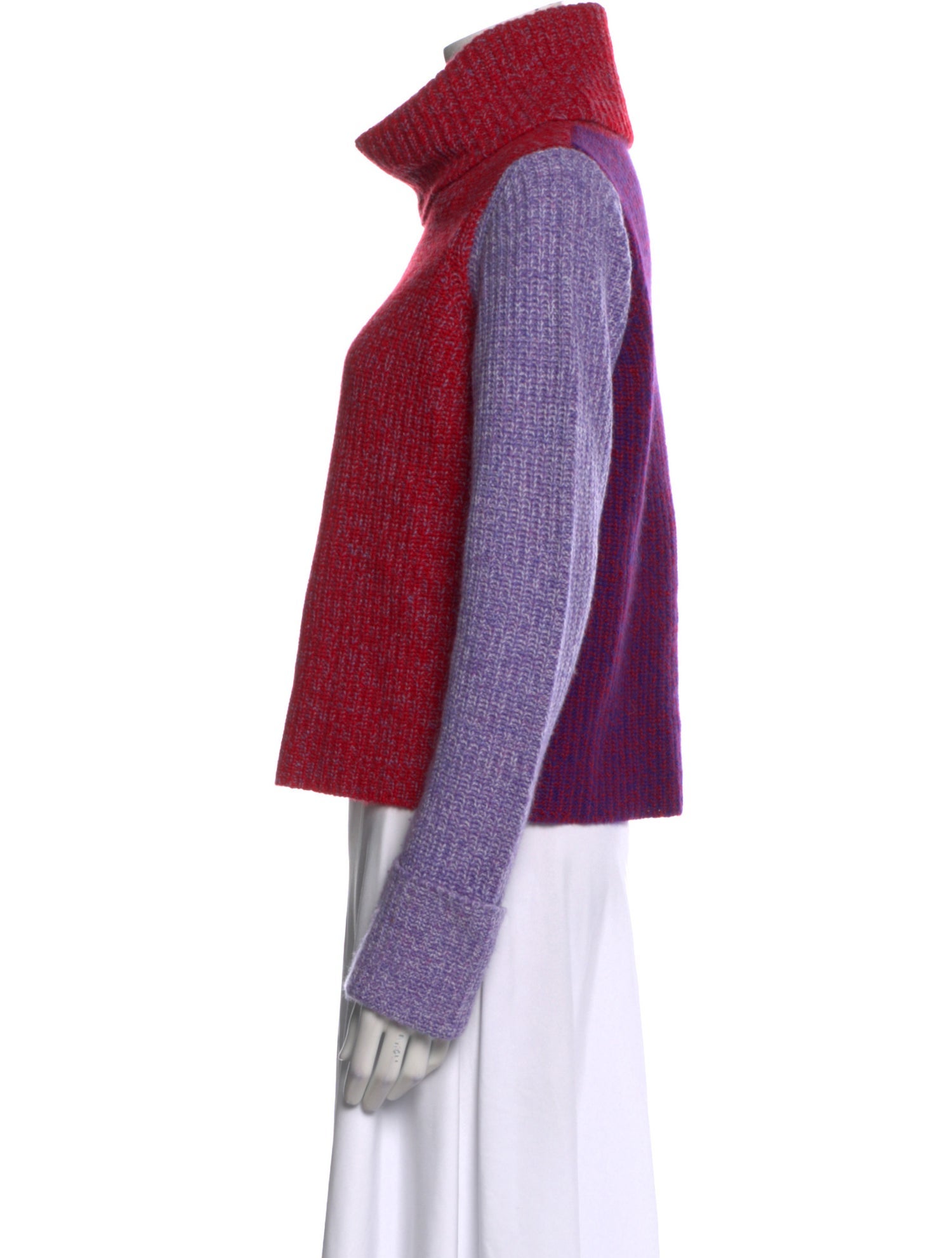 Autumn Cashmere Cashmere Colorblock Pattern Sweater