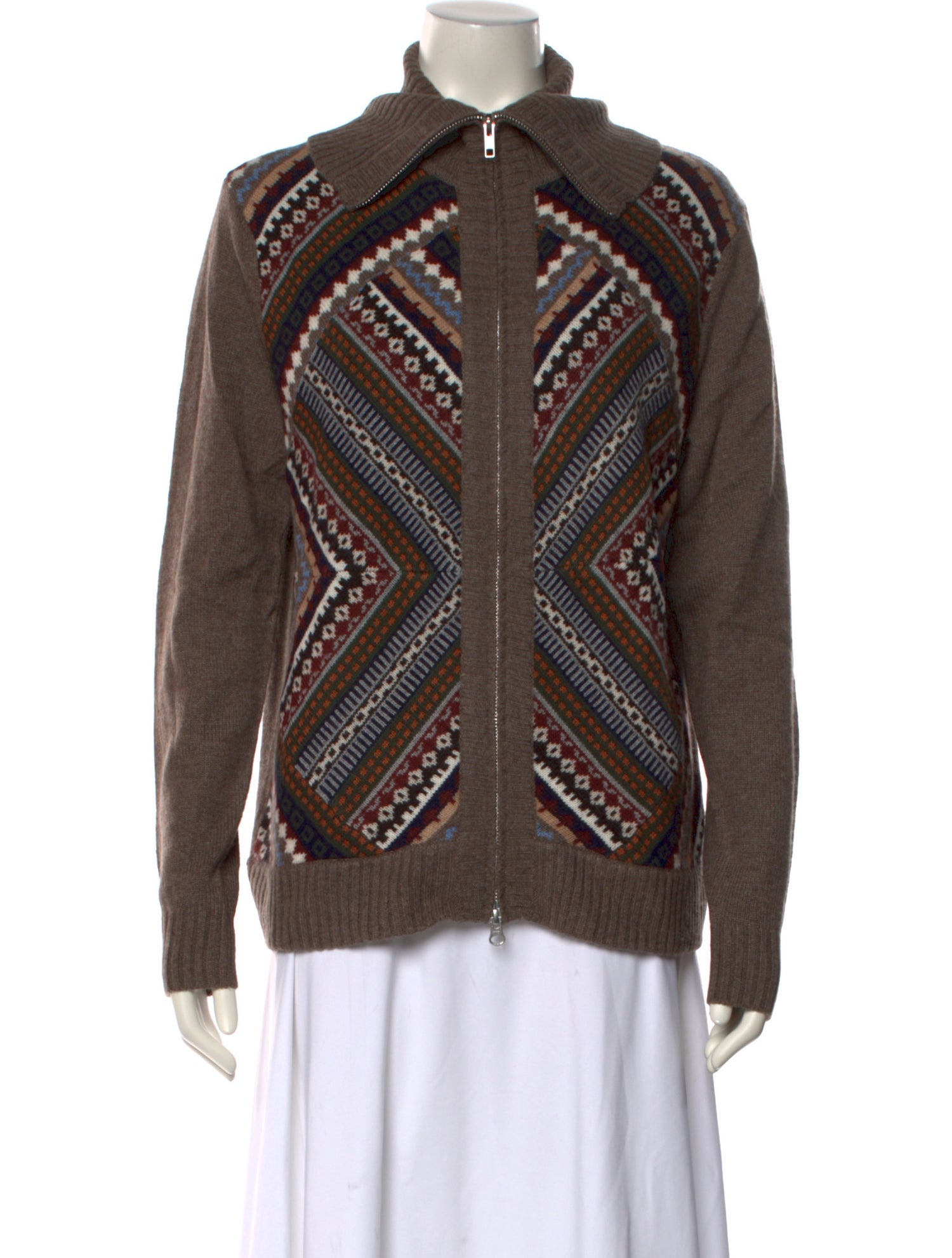 Autumn Cashmere Printed Mock Neck Sweater w/ Tags