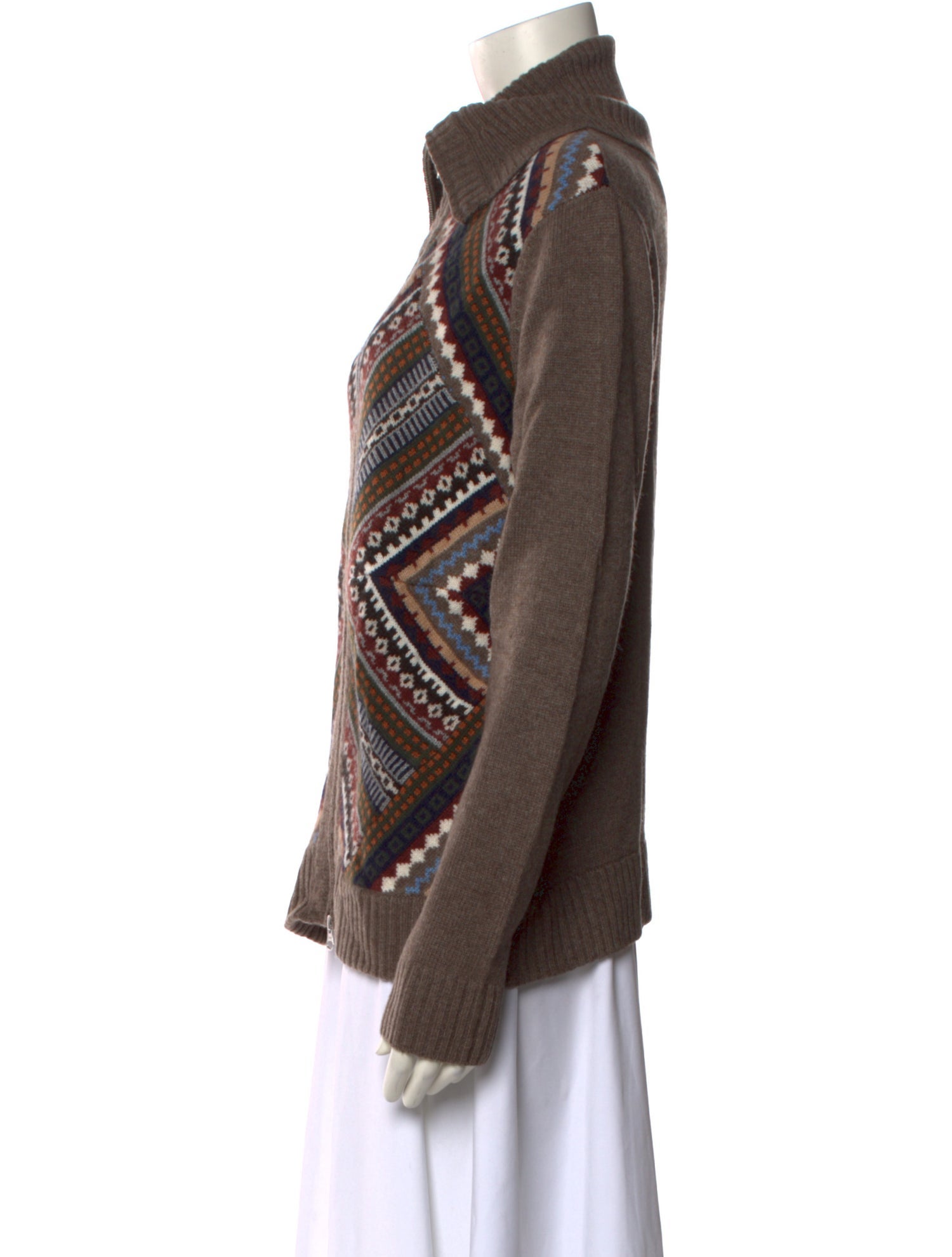 Autumn Cashmere Printed Mock Neck Sweater w/ Tags