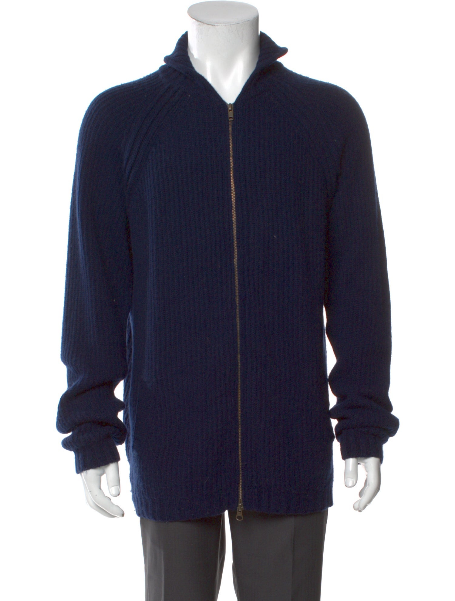 Autumn Cashmere Merino Wool Mock Neck Cardigan