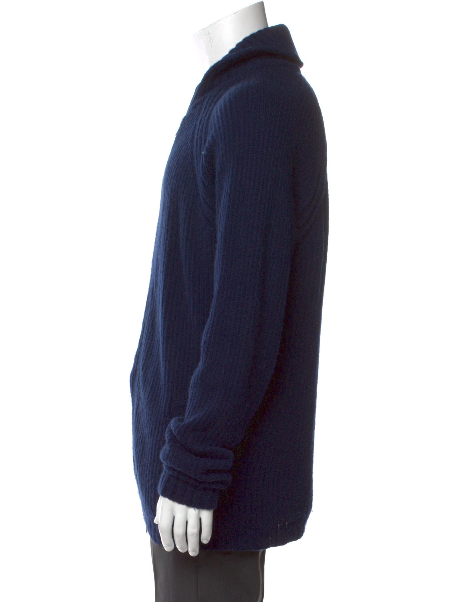 Autumn Cashmere Merino Wool Mock Neck Cardigan