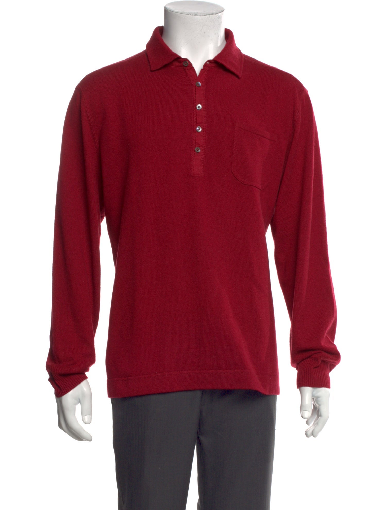 Autumn Cashmere Cashmere Mock Neck Polo Sweater