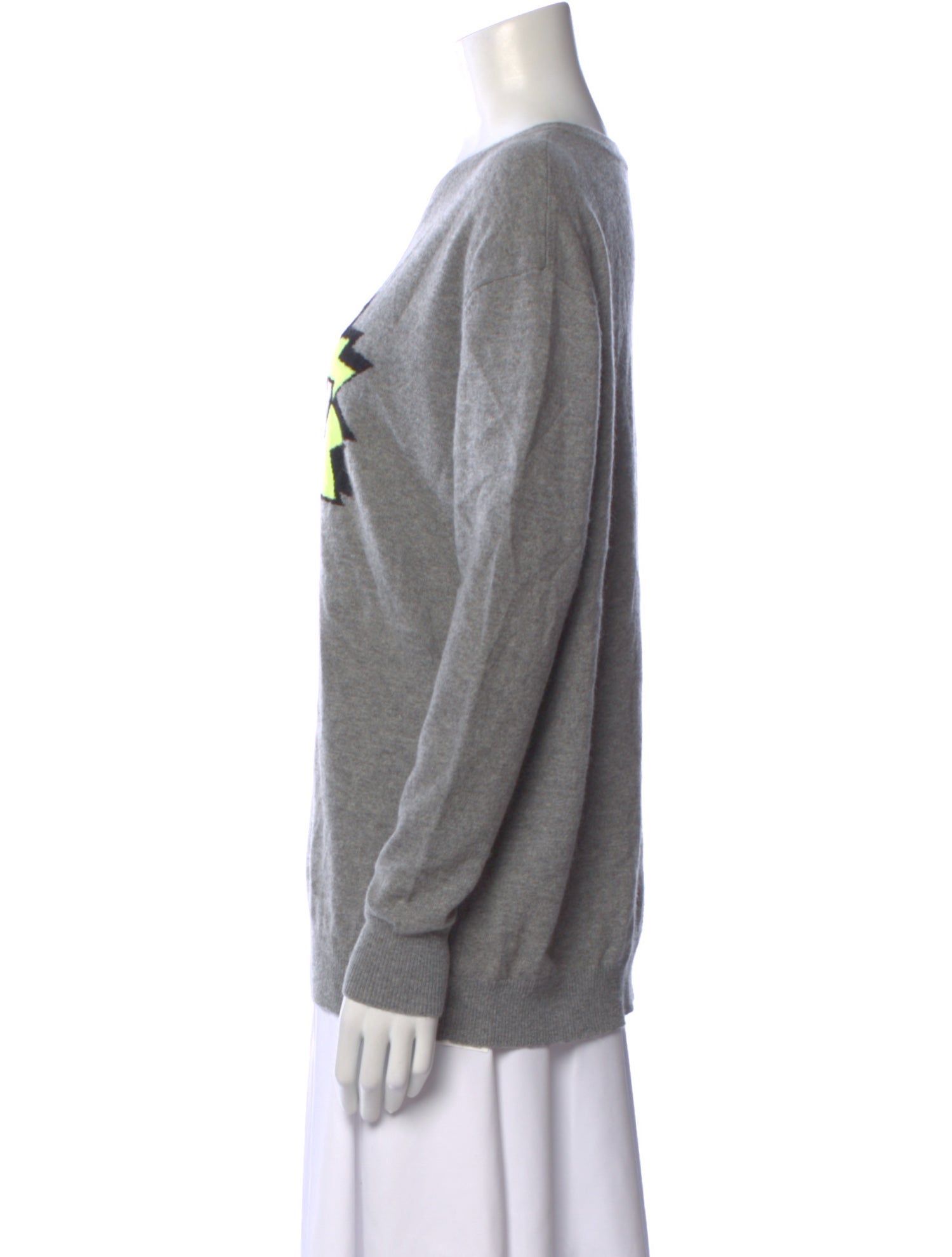 Autumn Cashmere Cashmere Graphic Print Sweater