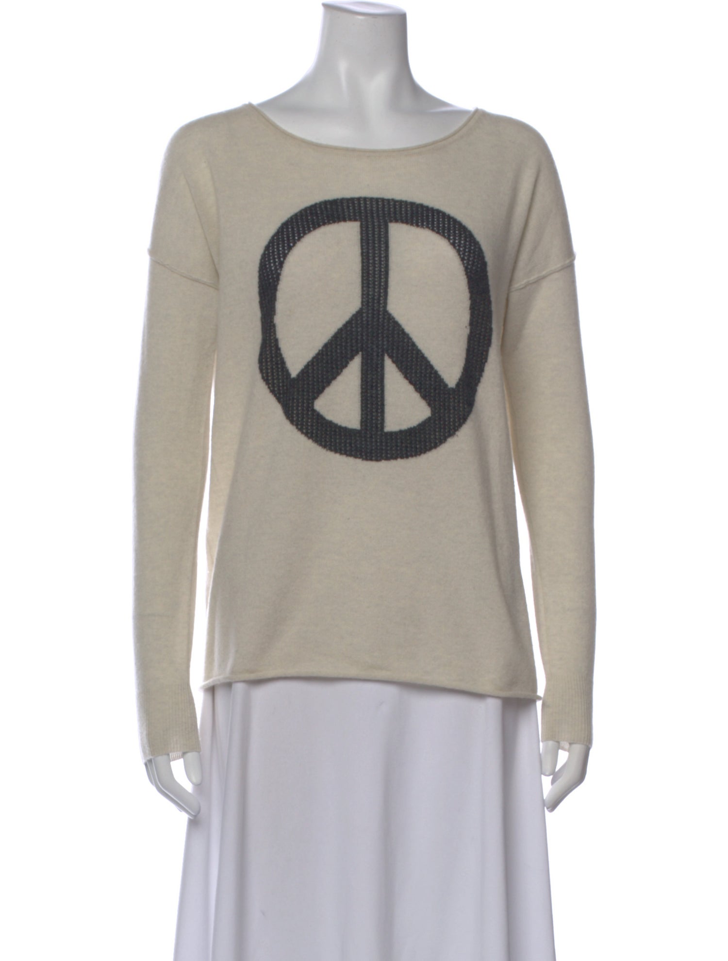 Autumn Cashmere Cashmere Graphic Print Sweater