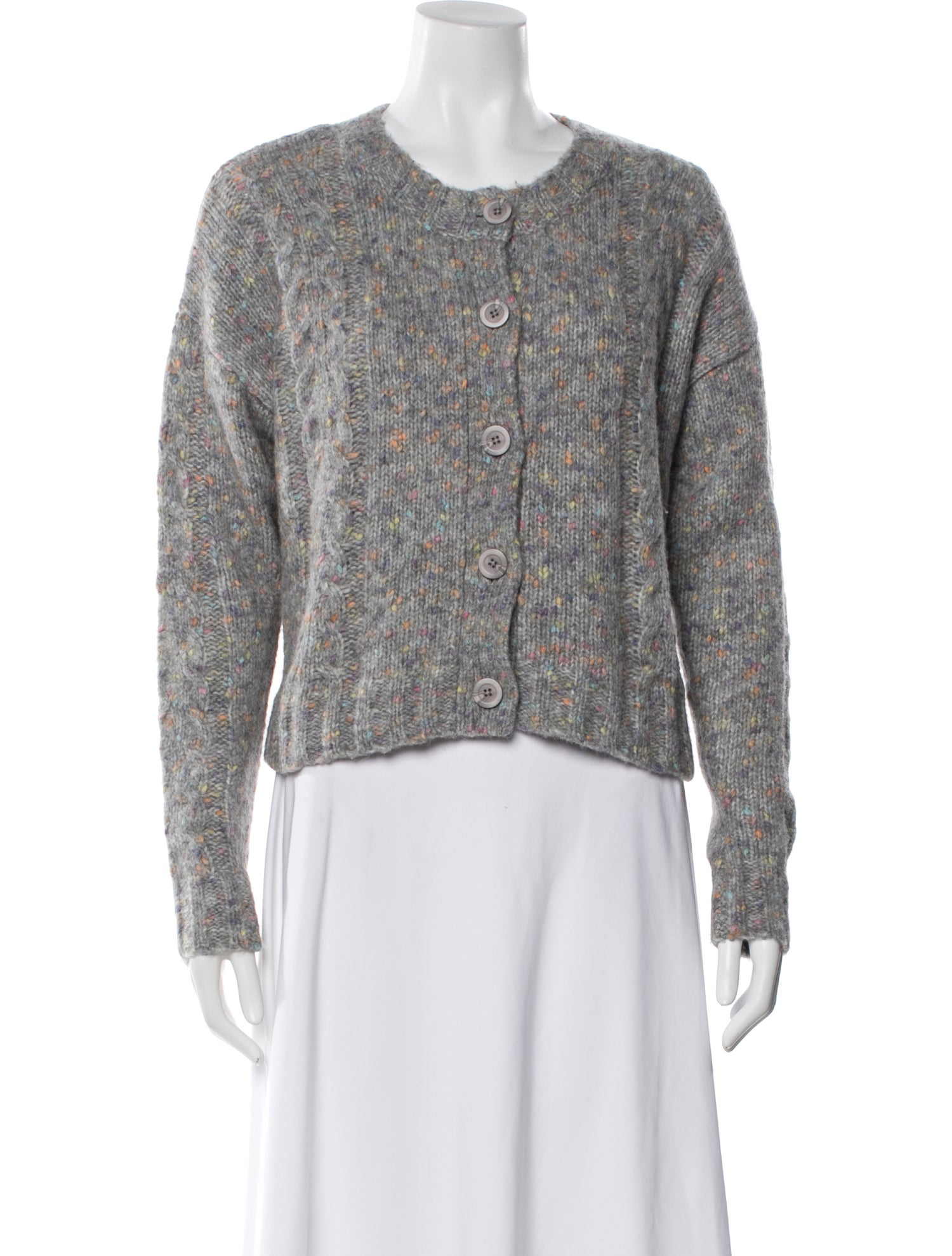 Autumn Cashmere Printed Crew Neck Sweater