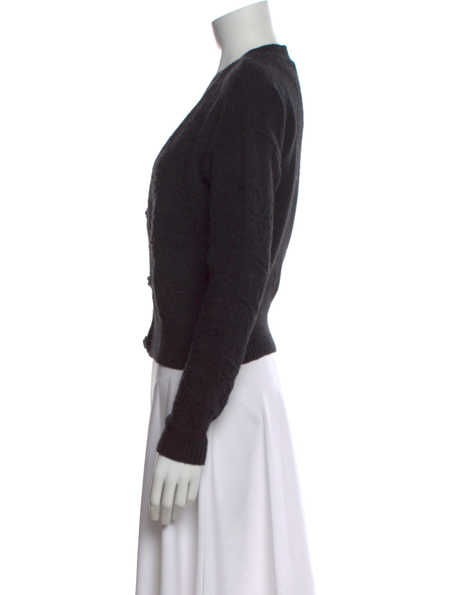 Autumn Cashmere Patterned V-Neck Sweater