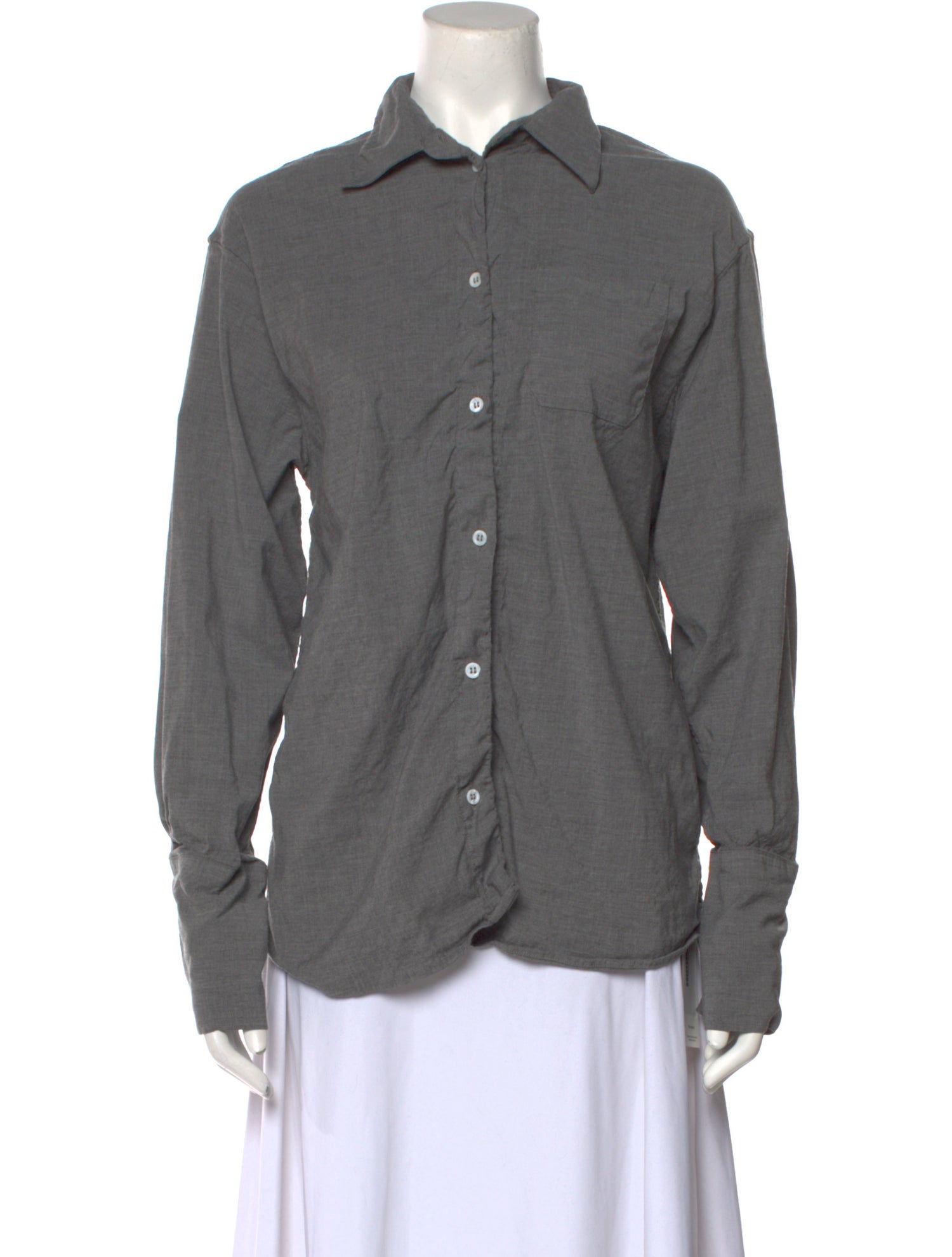 GAUGE81 Long Sleeve Button-Up Top