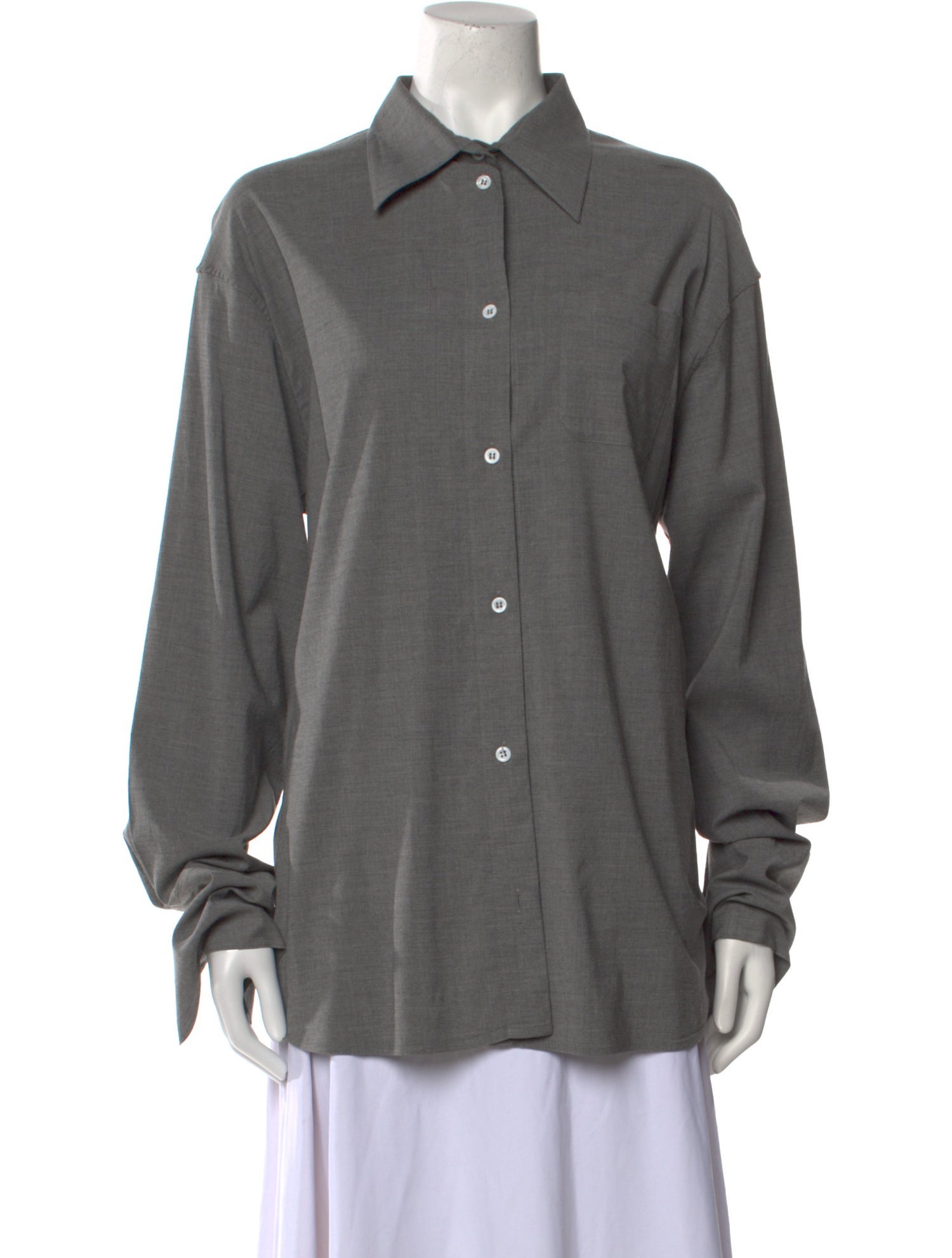 GAUGE81 Long Sleeve Button-Up Top