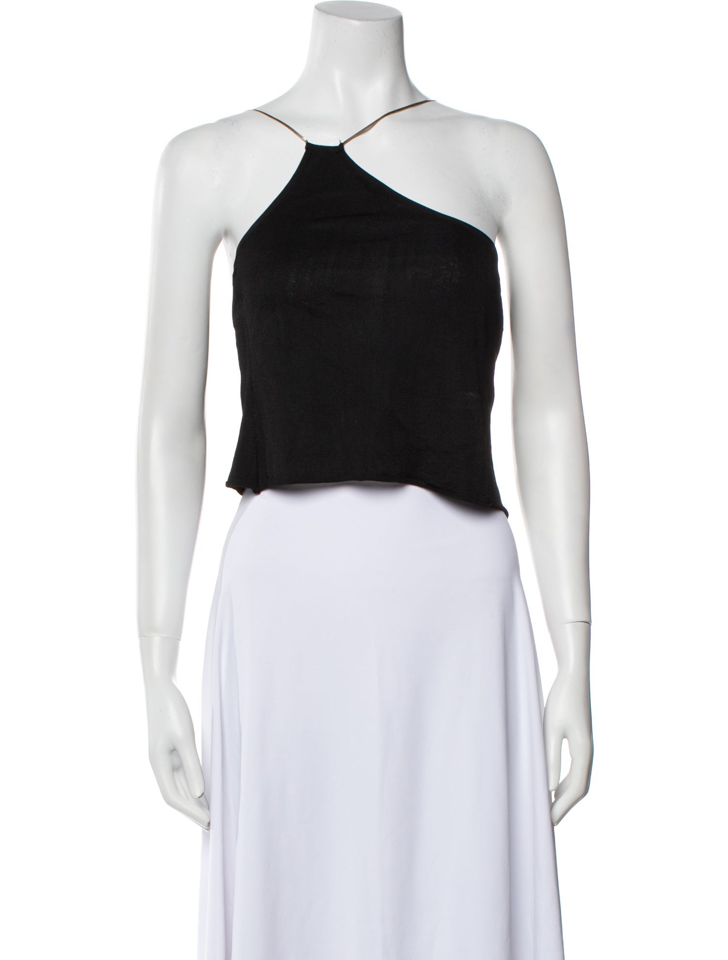 GAUGE81 One-Shoulder Sleeveless Crop Top