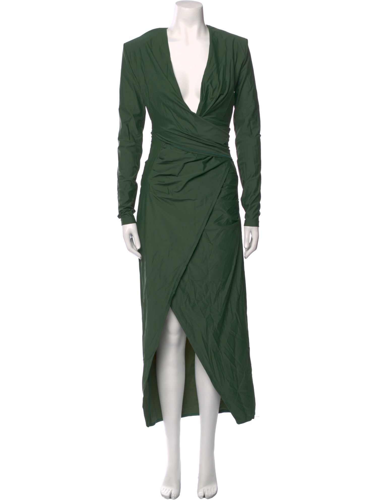 GAUGE81 V-Neck Long Dress