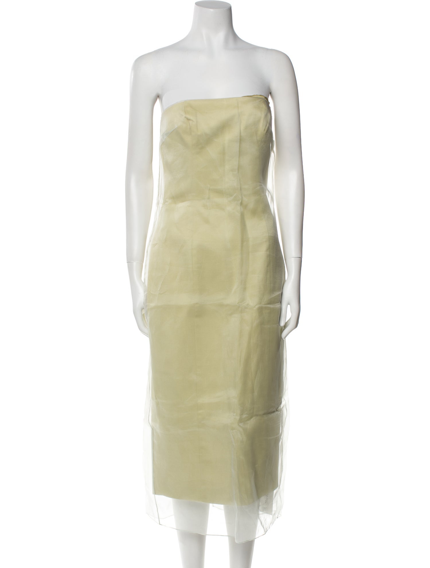 GAUGE81 Strapless Midi Length Dress