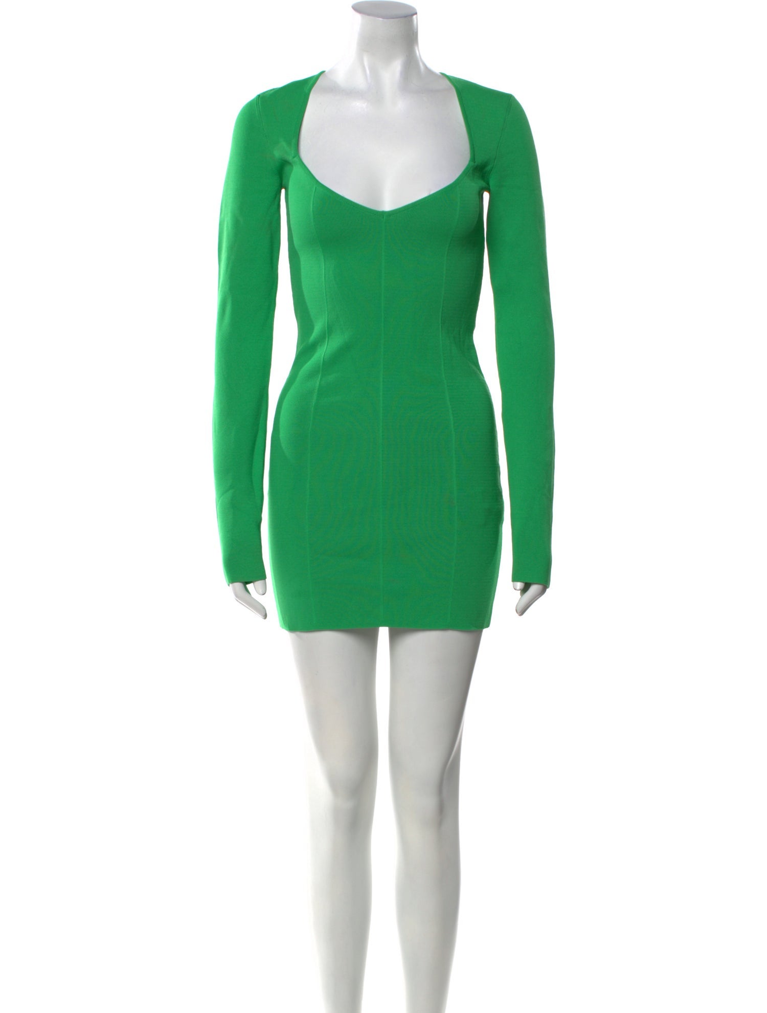 GAUGE81 V-Neck Mini Dress