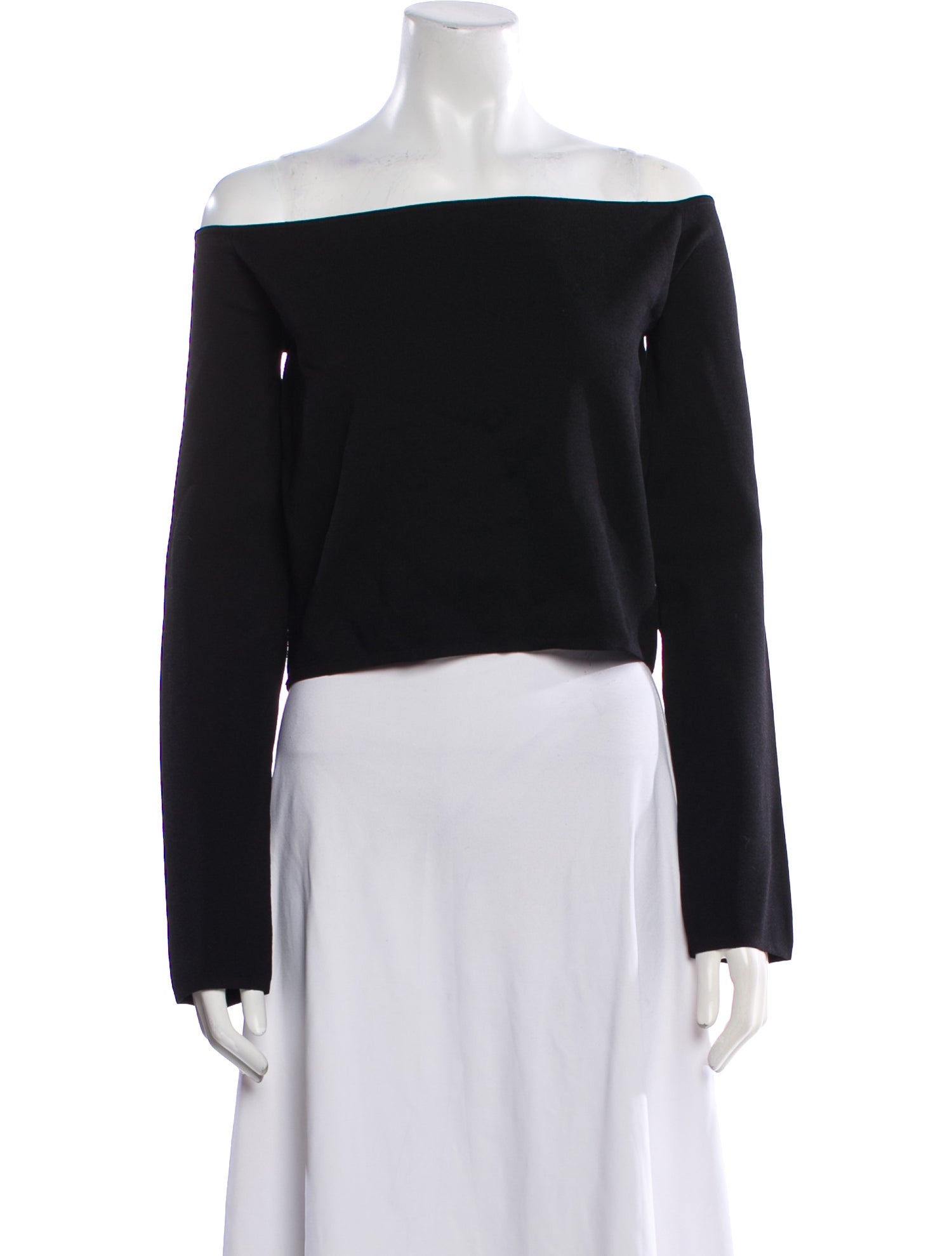 GAUGE81 Off-The-Shoulder Long Sleeve Crop Top