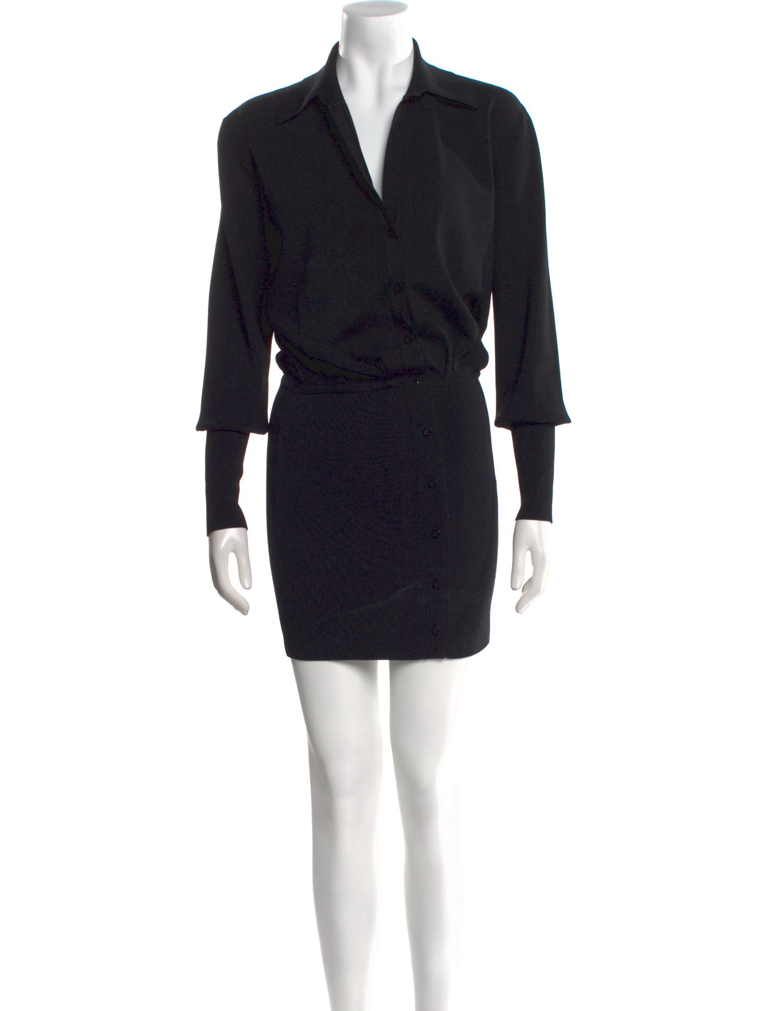 GAUGE81 V-Neck Mini Dress