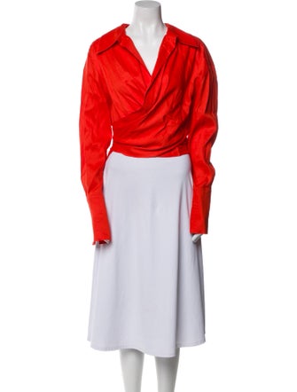 GAUGE81 Cowl Neck Long Sleeve Crop Top