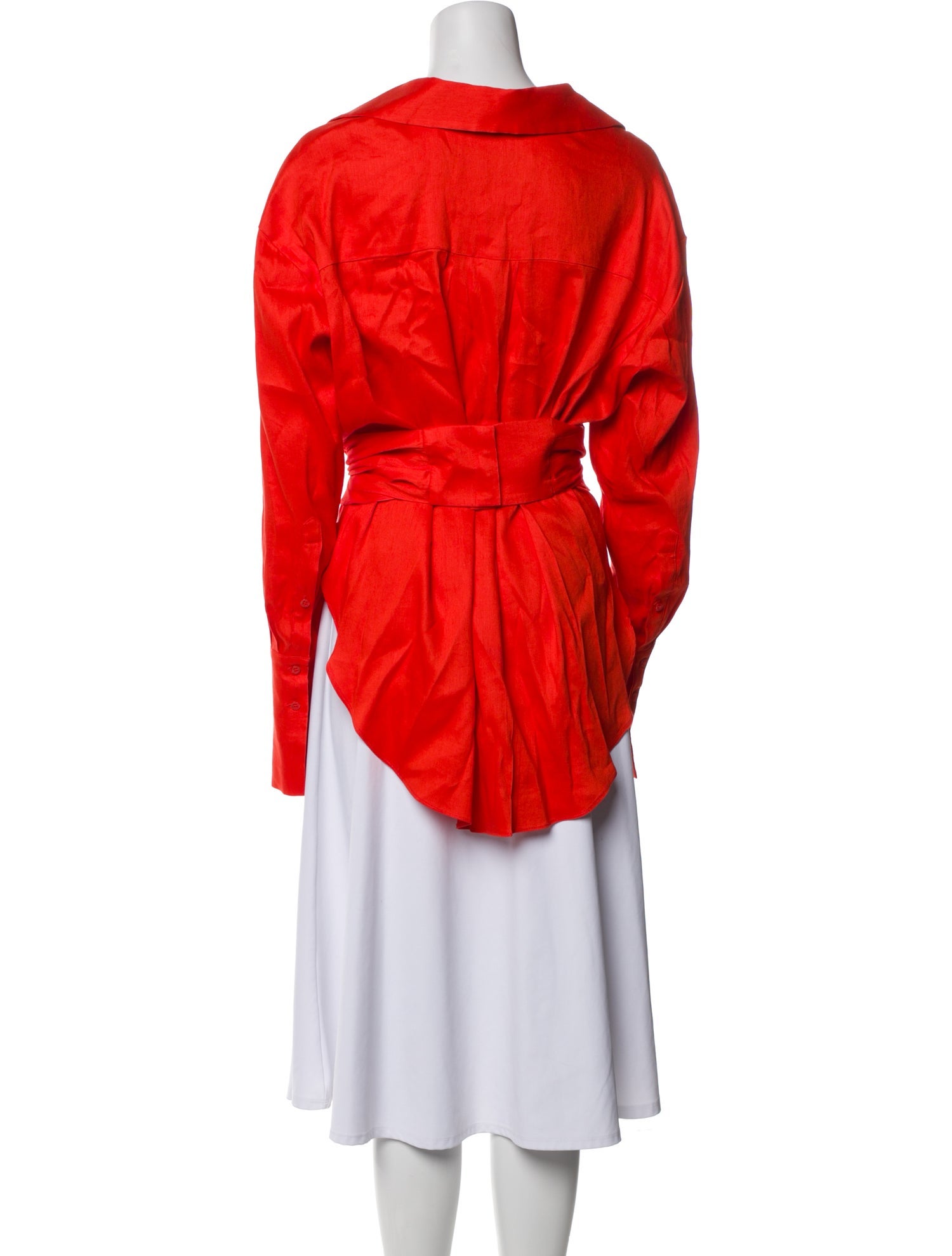 GAUGE81 Cowl Neck Long Sleeve Crop Top