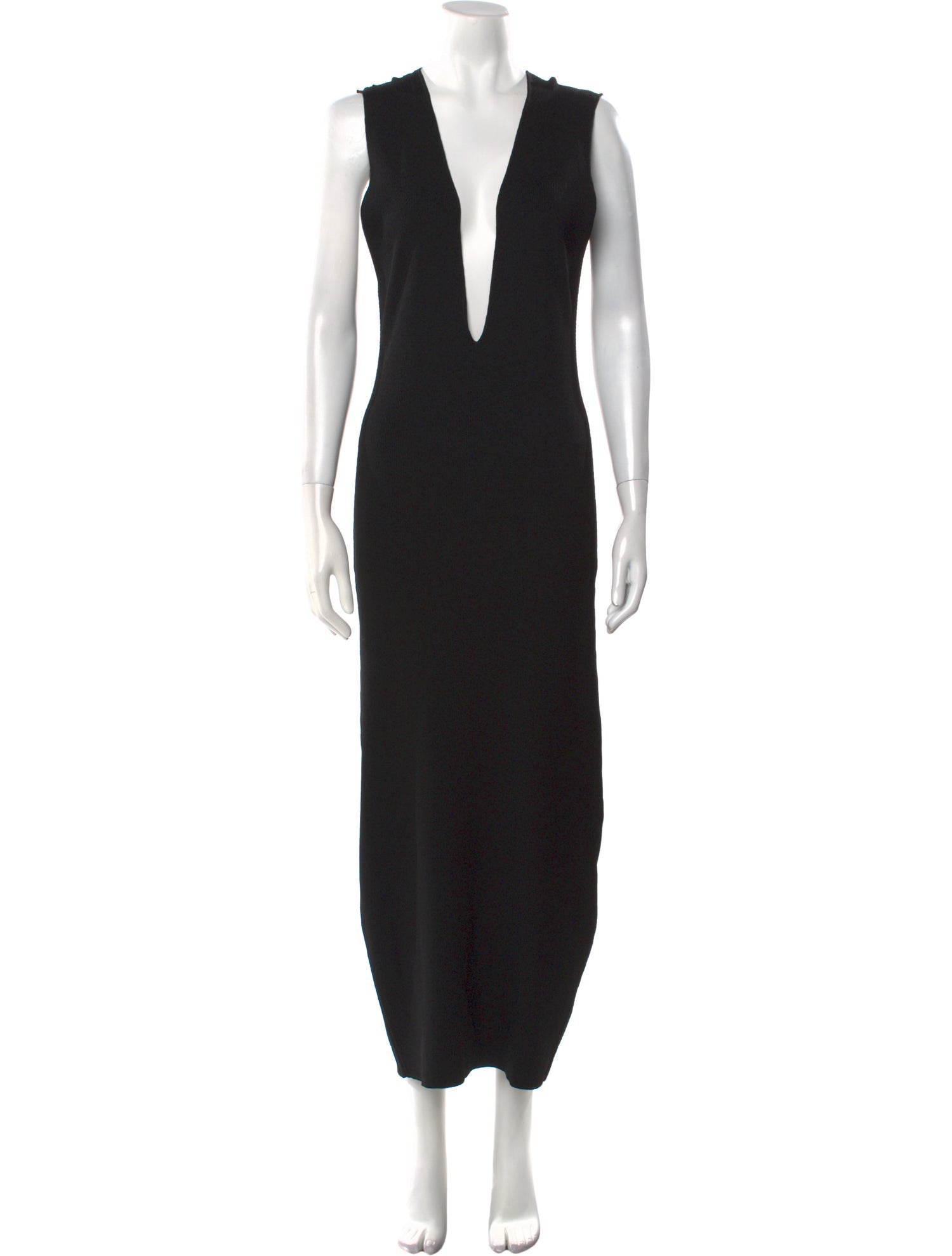 GAUGE81 V-Neck Long Dress
