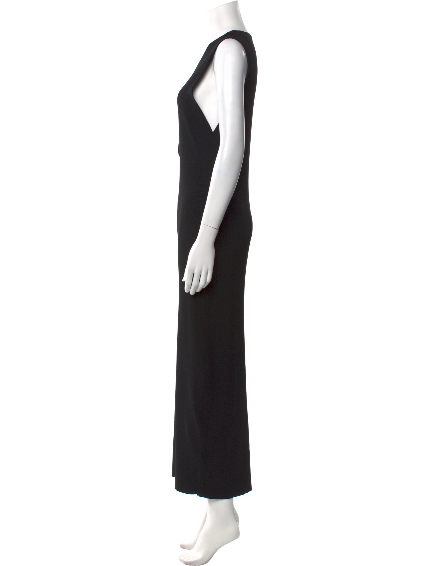 GAUGE81 V-Neck Long Dress