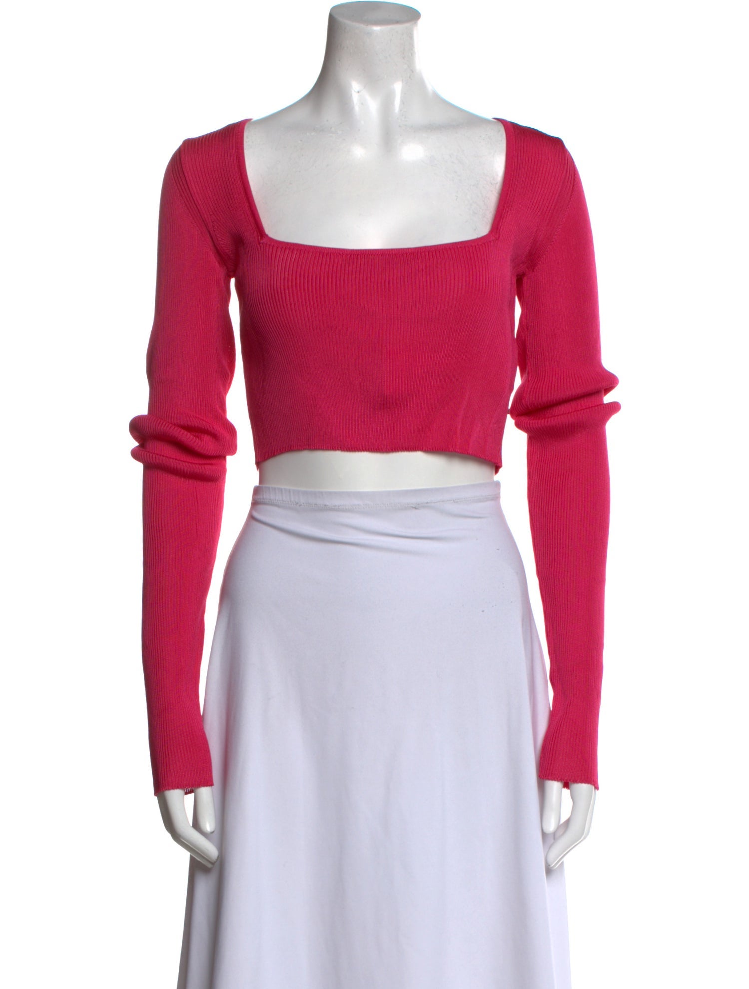 GAUGE81 Square Neckline Long Sleeve Crop Top w/ Tags