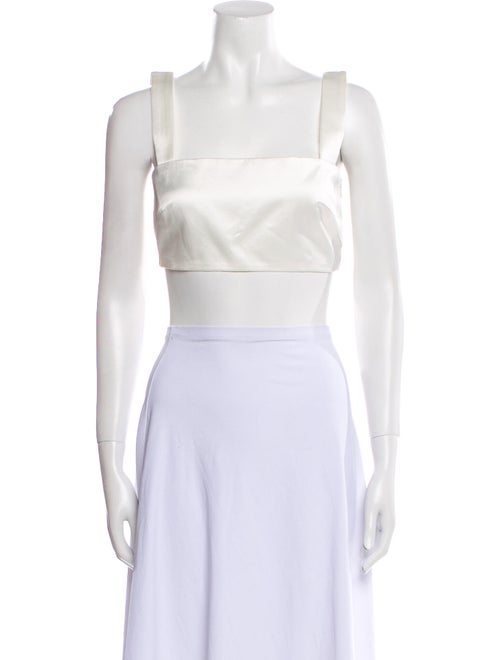 GAUGE81 Square Neckline Sleeveless Crop Top