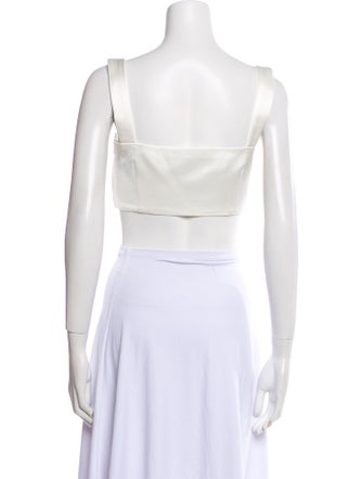 GAUGE81 Square Neckline Sleeveless Crop Top