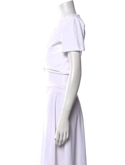 GAUGE81 Square Neckline Short Sleeve Crop Top