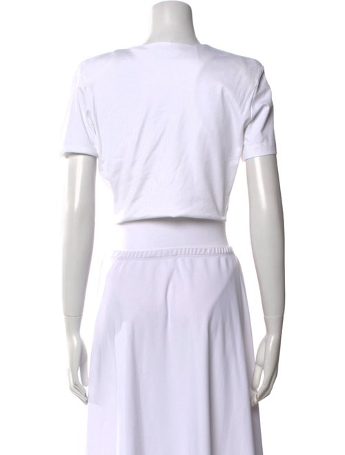 GAUGE81 Square Neckline Short Sleeve Crop Top