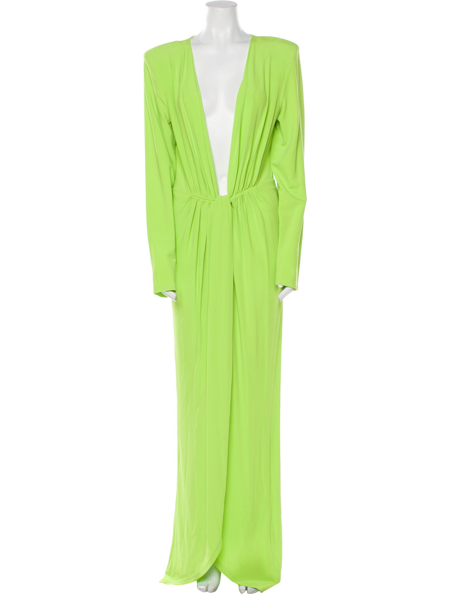 GAUGE81 V-Neck Long Dress